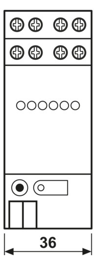 Binäreingang KNX REG 2TE LED 6f m.LED-Anz
