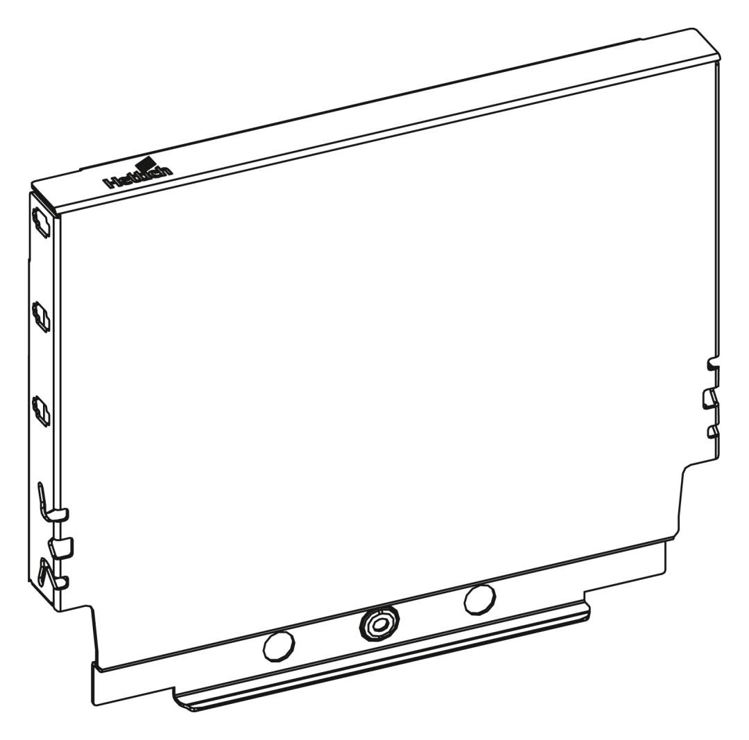 Bild Stahlrückwand ArciTech, 186 x 600 mm, silber - Hettich-1
