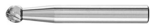 PFERD-HM-Frässtift Kugel KUD - 6x5,4mm, Z3P, Schaft 6mm