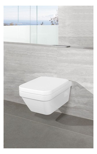 V&B Combi-Pack-Wand-Tiefspüler DirectFlush Architectura 37x53cm, wandhängend, waagerecht, weiß