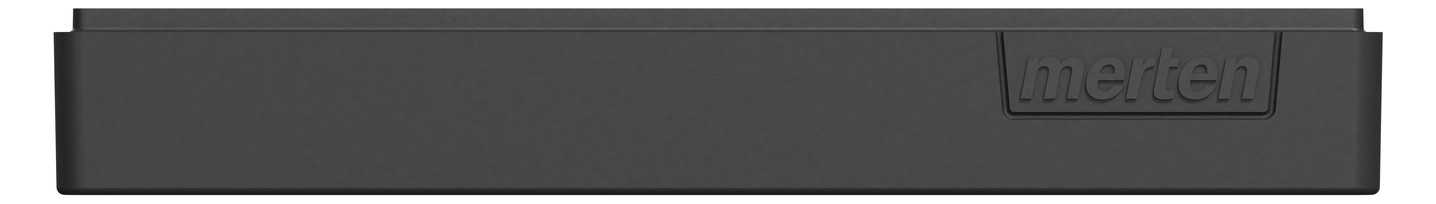 Rahmen 4f anth glz D-Life Kst f.GEB-K Unterputzmontage Thermopl