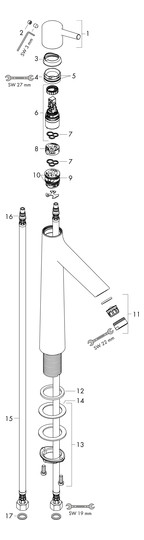 hansgrohe Waschtisch-Einhebelmischer 190 Talis S ohne Ablaufgarnitur, chrom