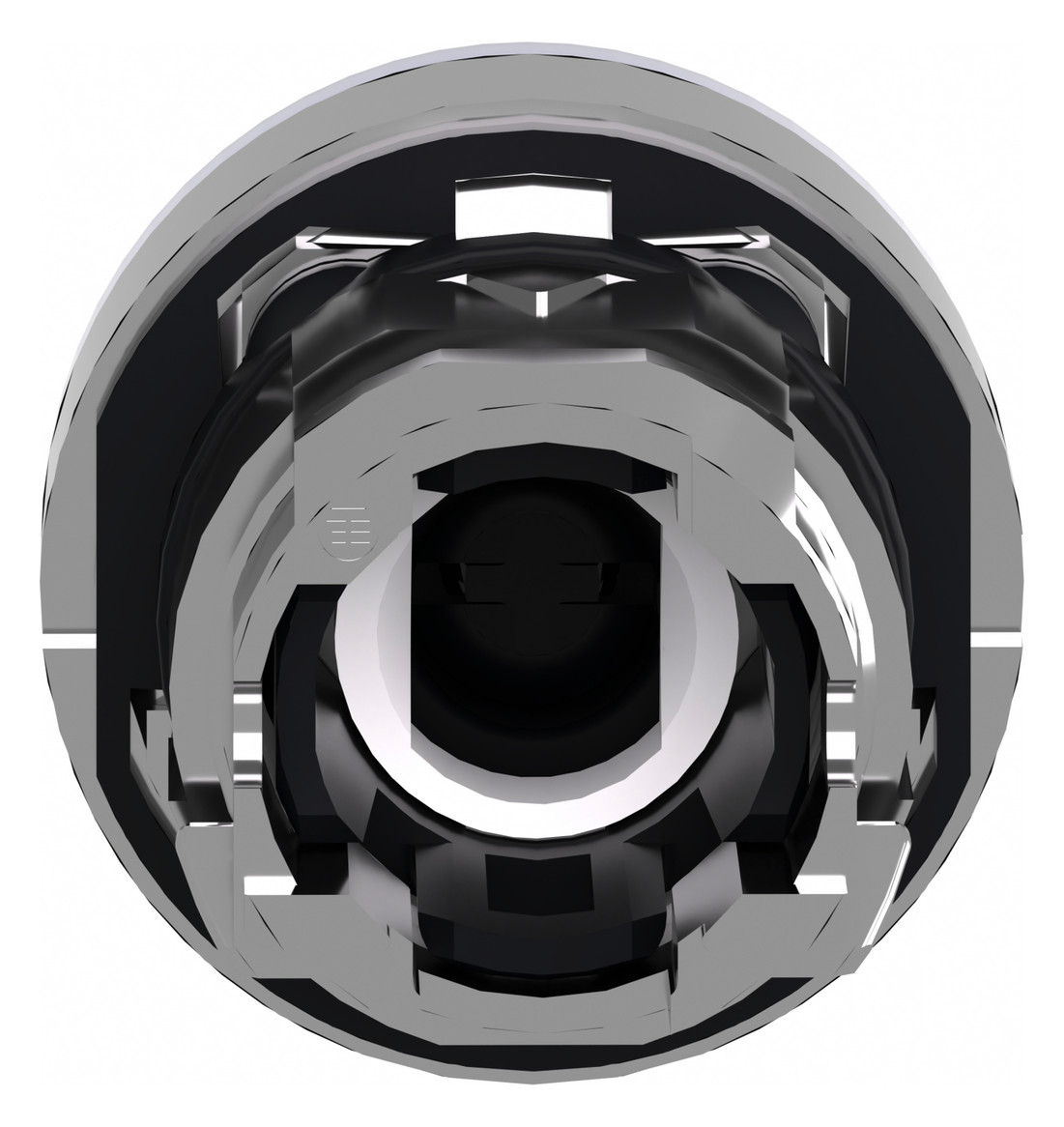 Drucktaster Front 1f bl bel.b Ø22,5mm rnd Geeignet für Beleuchtung IP66