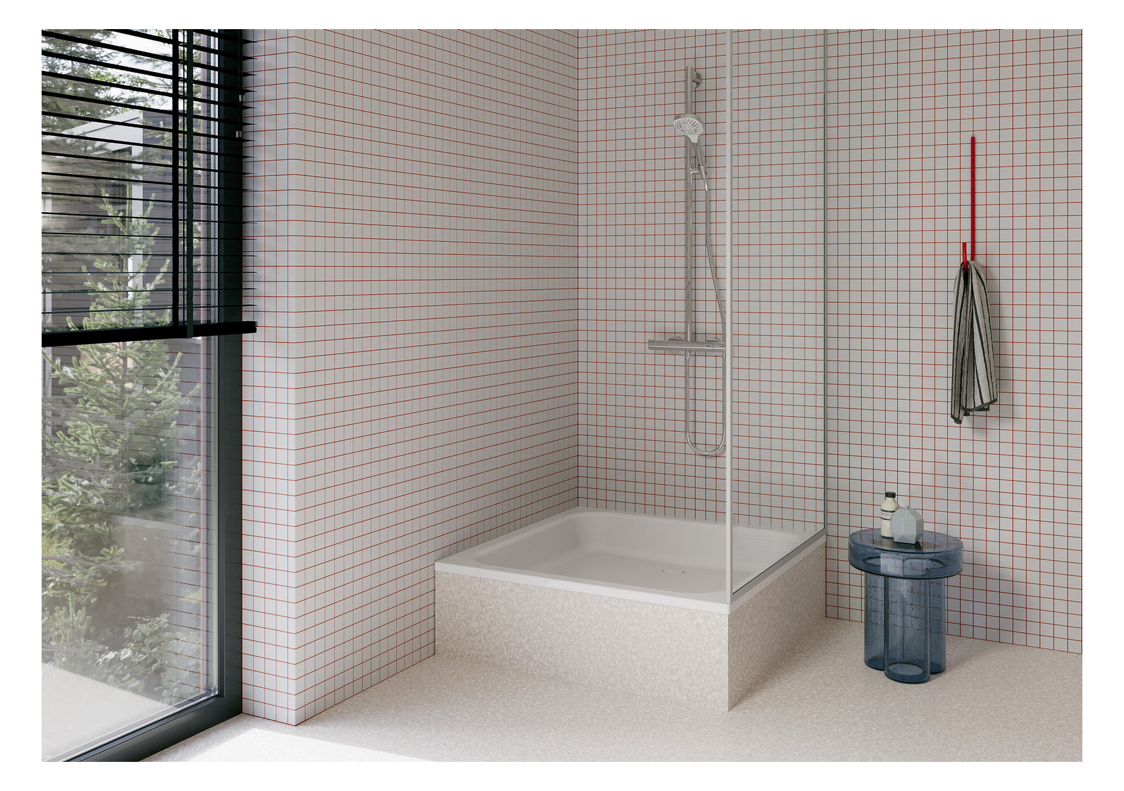 Duschwanne BetteQuinta 120x120x15cm, starwhite