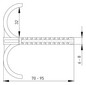 ASW Rohrhaken 6,0 mm x 70 mm, doppelt