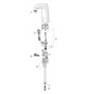 HANSA Infrarot-Waschtisch-Armatur HANSAMEDIPRO XL Netzbetrieb, hoher Auslauf, Ausladung 136mm, chrom