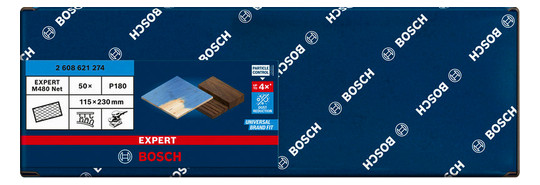 Schleifblatt M480 Net, Be K180 230x115mm
