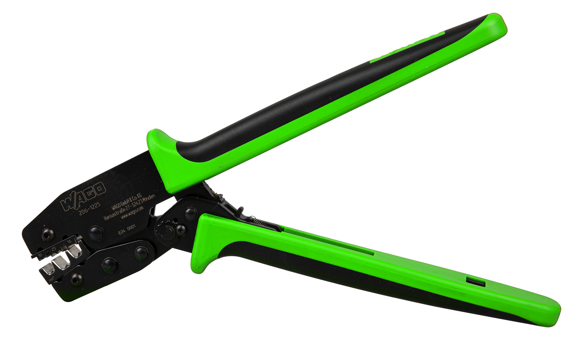 Crimpzange mech 270mm Kabelschuh/Verb 10-25qmm