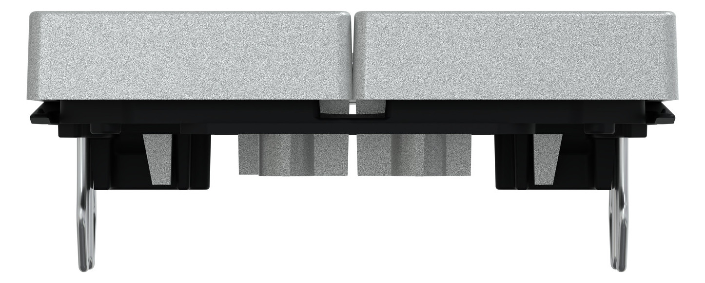 Wippe Serien Schalter System M alu mt Kontrollfenster/Lichtauslass