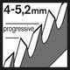 Stichsägeblatt Holz 100mm f.Holz