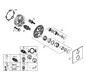 GROHE Fertigmontageset Grohtherm UP-Wannen-Thermostat mit integrierter 2-Wege-Umstellung, eckig, chrom