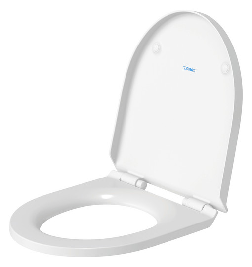 Duravit WC-Sitz No. 1 ohne Absenkautomatik, Scharniere Edelstahl, abnehmbar, weiß