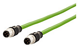 Patchkabel Cat5E S/UTP IP20 5m gn M12 M12 Geeignet für Schleppketten 26qmm