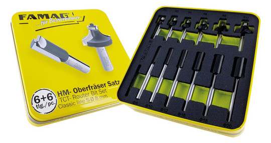 FAMAG-HM-Handoberfräser-Satz Classic-Line mit...