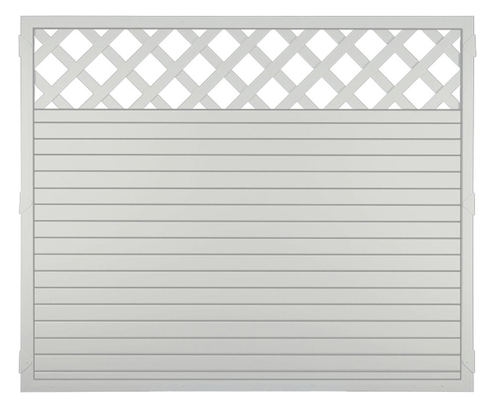 Bild LIGHTLINE KS-Zaun Ranki 180 x 150 cm Fül lung / Rahmen WEISS - n.a.-0