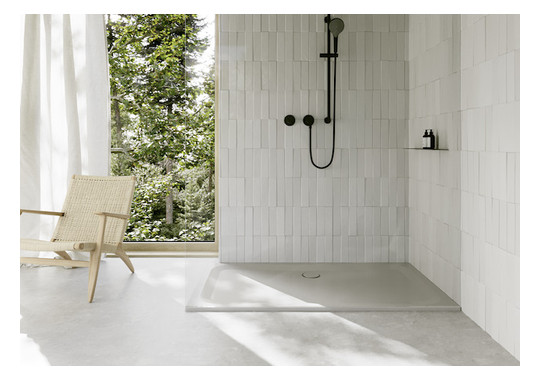 Duschwanne BetteUltra 5808 180x100x3,5cm, Mini-Wannenträger, silver