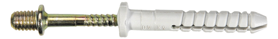 ASW Nageldübel M 8 x 50 mm, verzinkt, mit metrischem Gewindekopf, vormontiert