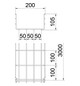 OBO GRM 105 200 FT Gitterrinne GRM 