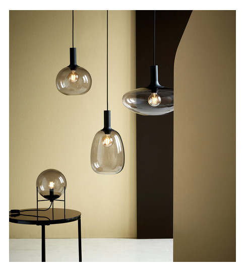 LED-Pendelleuchte 60W Alton25 sw E27 sym IP20 1LED LED austauschbar Ø250mm