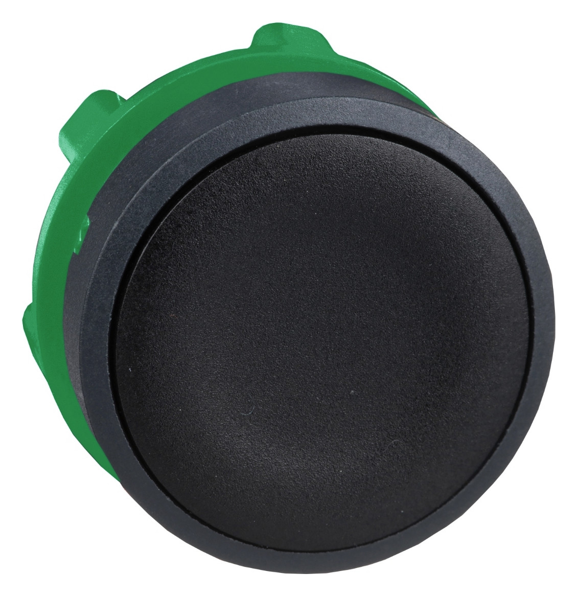 Drucktaster Front 1f sw Ø22mm rnd IP66 Tastend