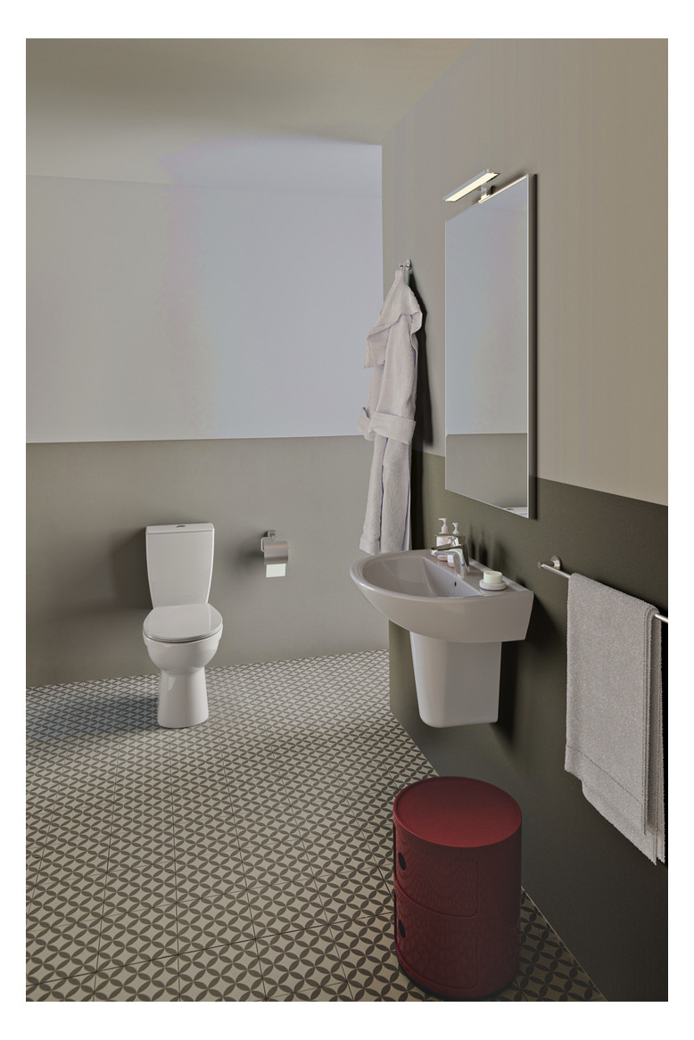 Ideal-Standard Waschtisch-Einhebelmischer CeraFlex mit Metall-Ablaufgarnitur, Ausladung 101mm, chrom