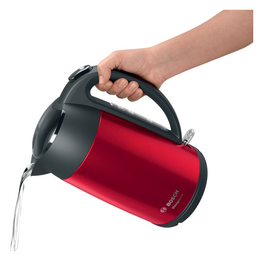 Wasserkocher 1,7l Edst DesignLine 2400W rt Anzeige:außen m.Sieb