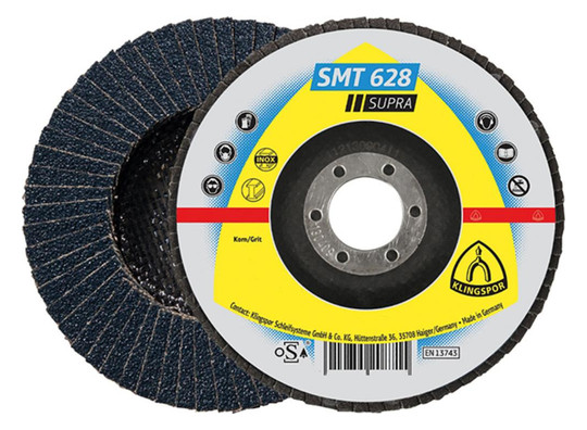 KLINGSPOR-Schleifmopteller SMT628 - 115mm, K120, gerade