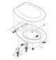 GROHE WC-Sitz Bau Keramik mit Deckel, alpinweiß