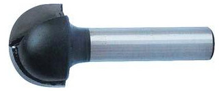 fortis-HW-Hohlkehlfräser mit 8mm-Schaft -...