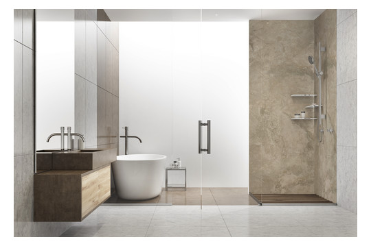 Roth Designplatte Vipanel Marmor 1000 x 2550 mm, Beige, Plattenstärke 3