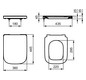 Ideal-Standard Wandtiefspül-WC-Paket i.life A ohne Spülrand, 36x54,5x33,5cm, weiß