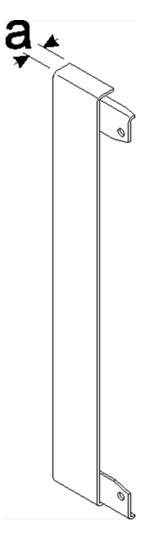 Wandanschlussblende GEB-K sym ST ver-ws RAL9016 a.Abst hfr besch