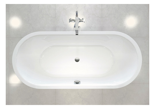 Kaldewei Badewanne CLASSIC DUO oval 113 170x75cm, Vollantislip, bahamabeige