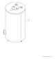 BOSCH Warmwasserspeicher Stora W120-5 O1A W120-5 O 1 A 115 l, bodenstehend, rund, silber