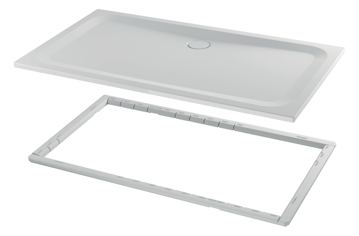 Duschwanne BetteUltra 5808 180x100x3,5cm, Antirutsch/Pro, Mini-Wannenträger, greige Duschwanne BetteUltra 5808 180x100x3,5cm, Antirutsch/Pro, Mini-Wannenträger, greige