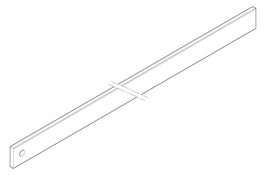 ABN Cu-Schiene 4FB 50x10x1041mm XCUW154E 