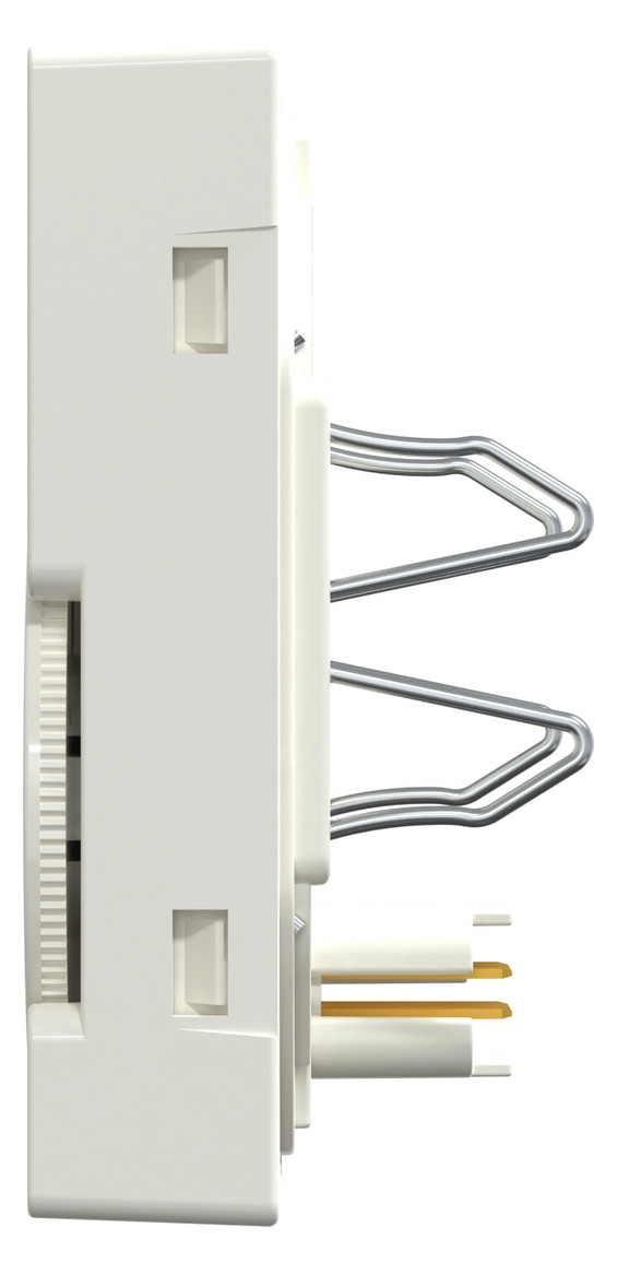 Raumtemperaturregler UP Zigbee polws glz Bedienelement Mit Vor-Ort Bedienung