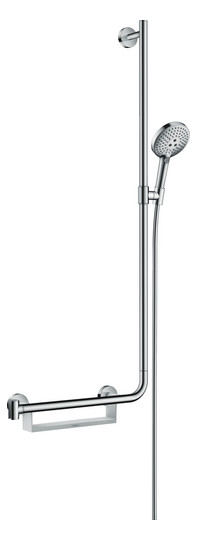 hansgrohe Brauseset Raindance Select S 3jet, Brausestange 1100mm, rechts, chrom
