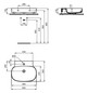 Ideal-Standard Waschtisch Linda-X 1 Hahnloch, ohne Überlauf, 60x50x13,5cm, geschliffen, weiß Ideal Plus