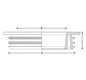 Crassus Gummiadapter CGA 45/40 mm, 0,5 bar