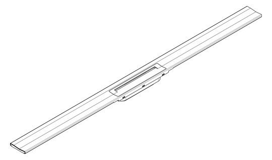 hansgrohe RainDrain Flex Duschrinne 1600 mm, Edelstahl optic, Fertigset, kürzbar, zur Wandmontage