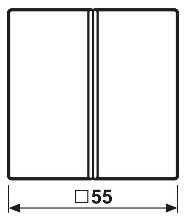 Wippe Serien Schalter AS/A aws glz f.Bussystem Wippe Serien Schalter AS/A aws glz f.Bussystem