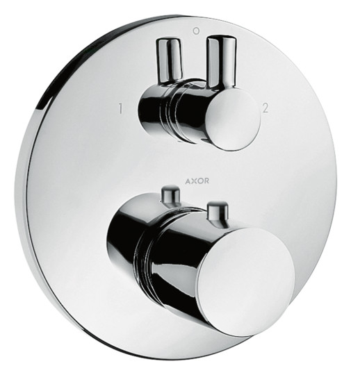 hansgrohe Fertigmontageset Axor Uno UP-Thermostat, mit Ab- und Umstellventil, chrom