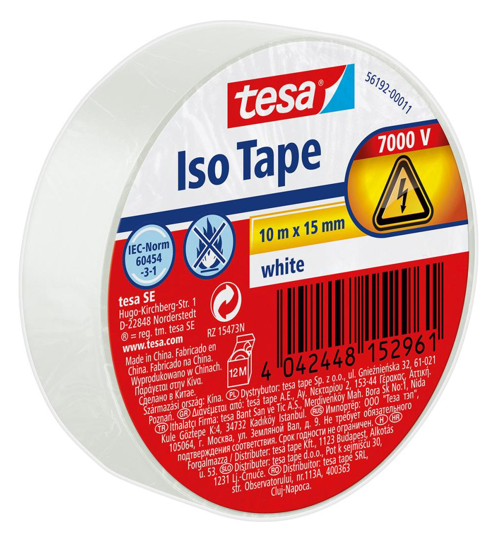 Bild Isolierband weiß 10m x 15mm tesa-1