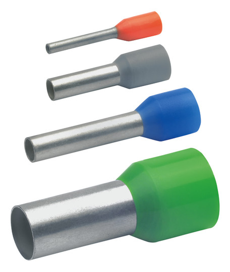 Aderendhülse 0,34qmm 6mm isol PP tk Cu Polypropylen (PP) verzinnt