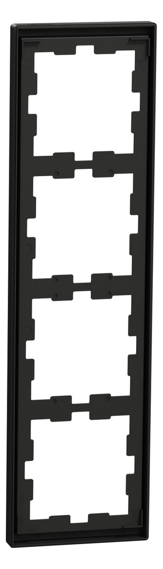 Rahmen 4f anth glz D-Life Kst f.GEB-K Unterputzmontage Thermopl