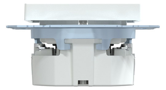 Steckdose 1f akws glz System M UP m.BS IP20 aktivweiß