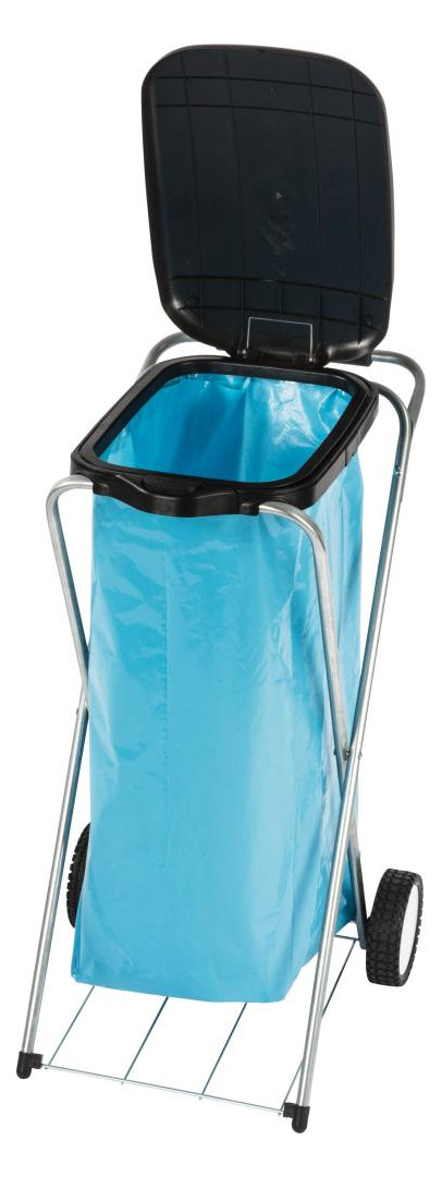 Bild Abfallsamml. 1x120 l Fahrb. mit Deckel s chw. - Nölle-0