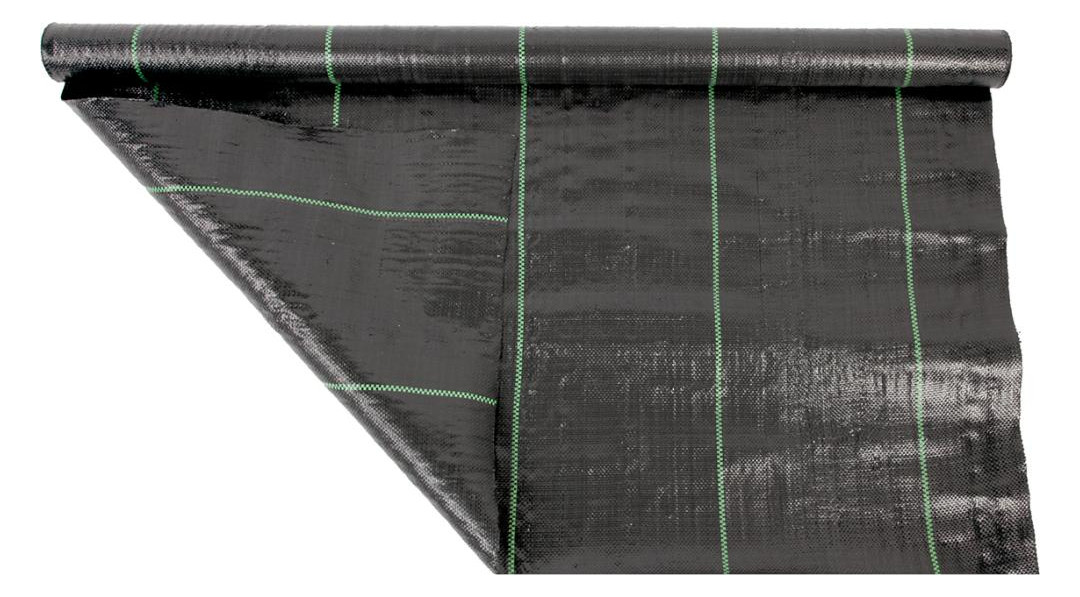 Bild Unkrautabwehrgewebe 1x10m 100 g schwarz Floraworld-0