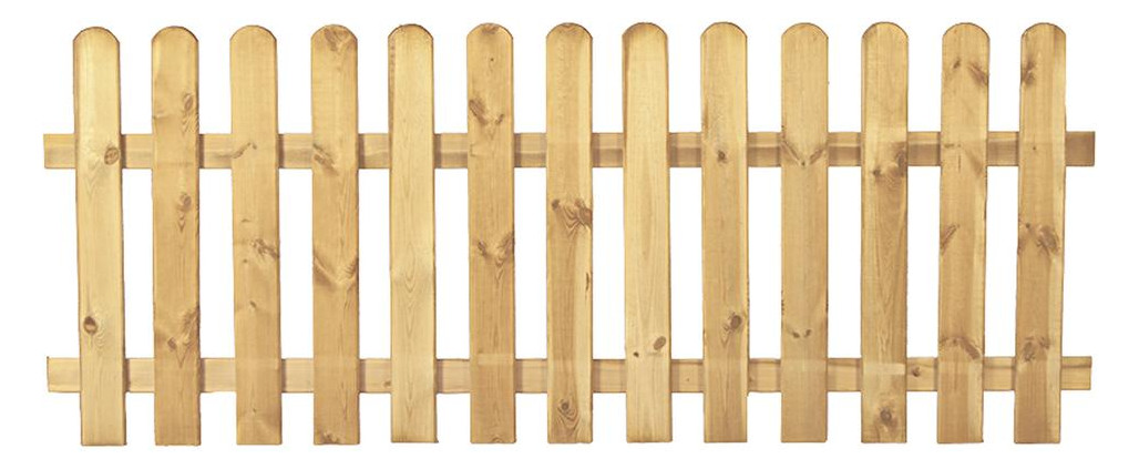Bild HEIKO-Gartenzaun Latten 20/90 mm, glatt, Riegel 25/70 mm kdi grün gerade 200 x 8 - n.a.-0